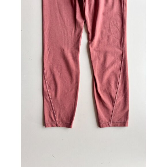 LULULEMON Unlimit 25" High Rise Brier Rose Pink Nulu Ankle Leggings, Size 8 - Picture 13 of 16